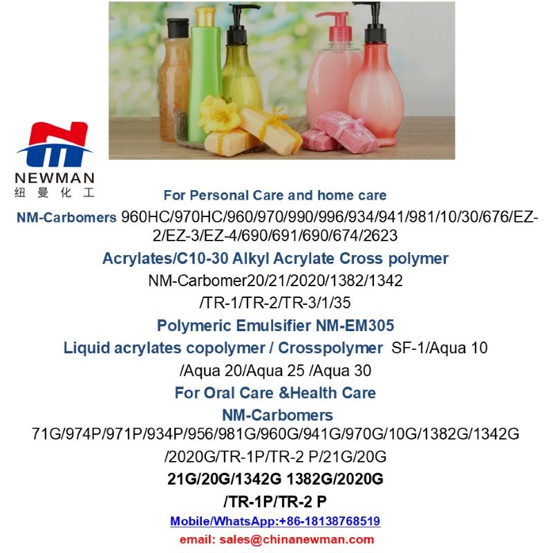 Carbomer/Carbopol Aqua 30/SF-1,  carbomer/Carbopol ultrez 10 /20/21polymer,Carbomer/Carbopol ETD 2020